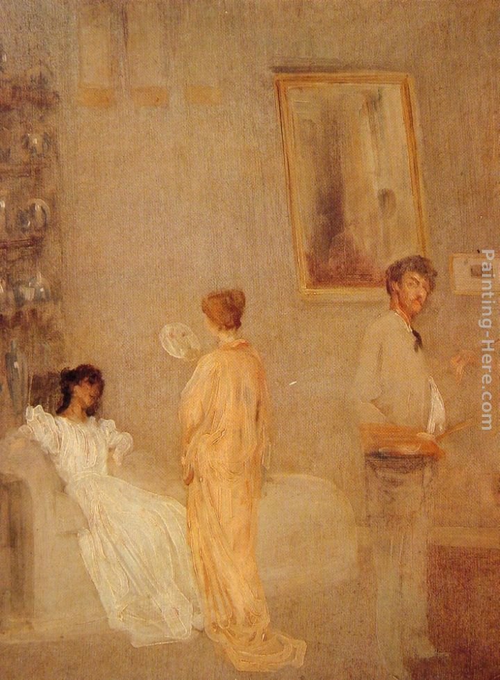 James Abbott McNeill Whistler Whistler in his Studio